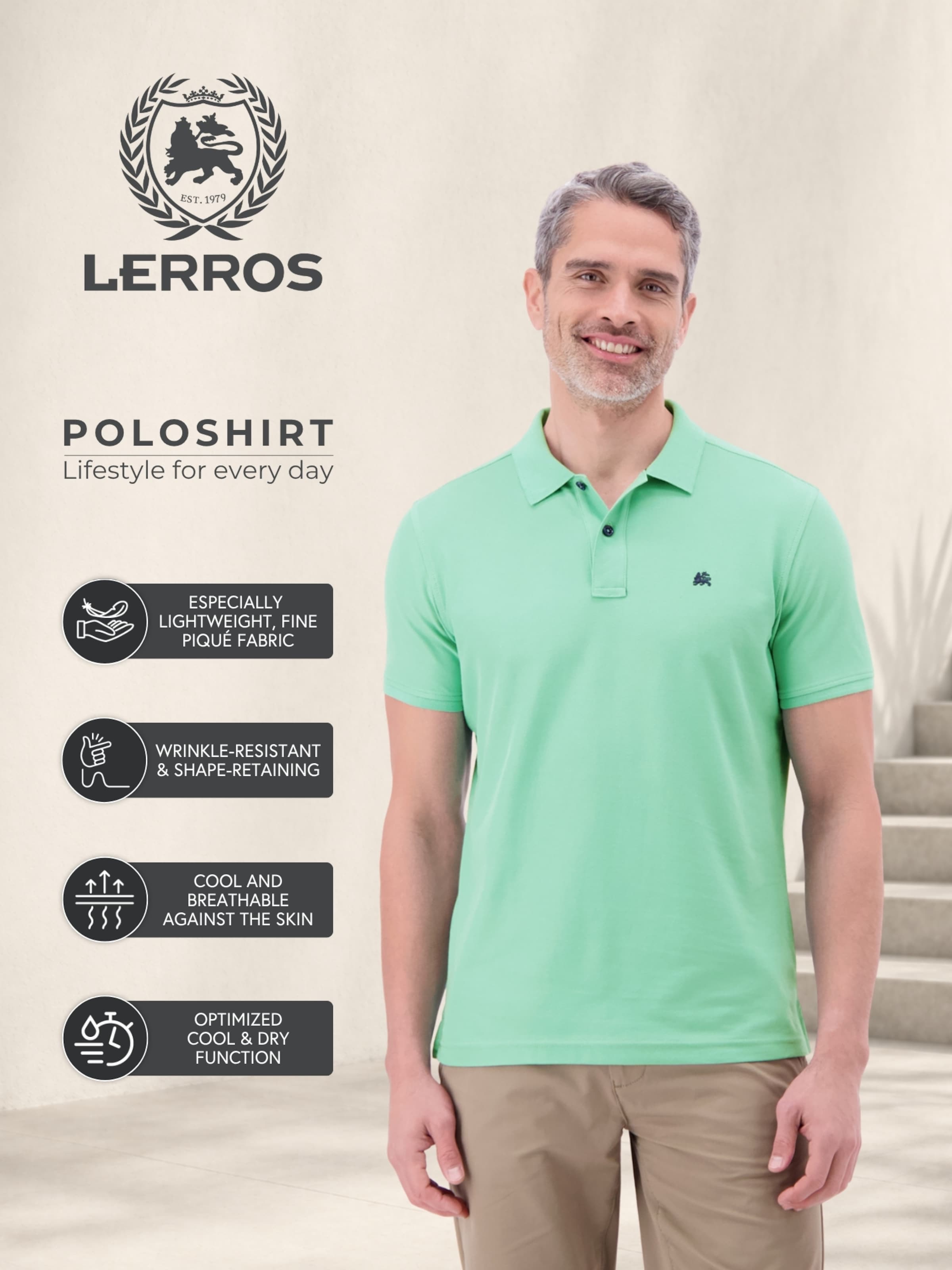 LERROS Shirt in Green