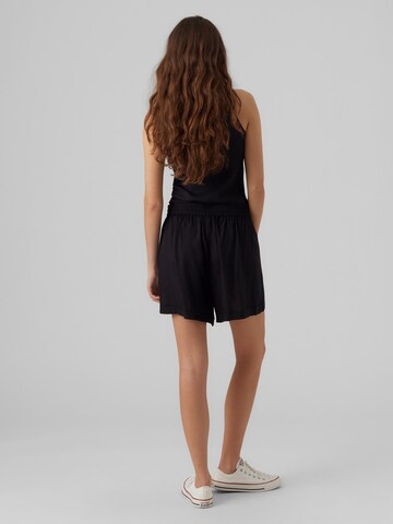 melns Vero Moda Tall Standarta Bikses 'Bumpy'