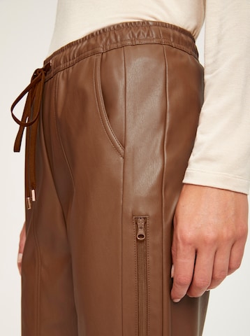 Effilé Pantalon heine en marron