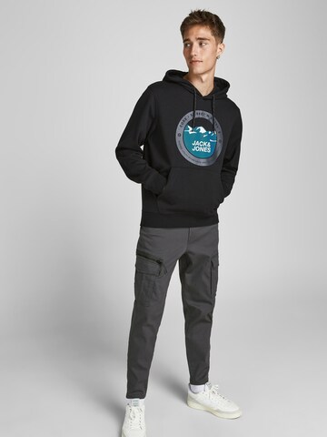 JACK & JONES Tapered Cargobroek 'Ace Dex' in Grijs