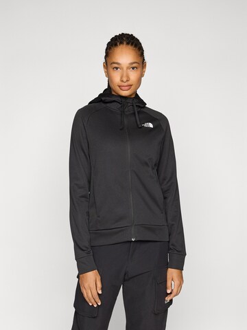 THE NORTH FACE Athletic fleece jacket 'REAXION 2.0' in Black: front