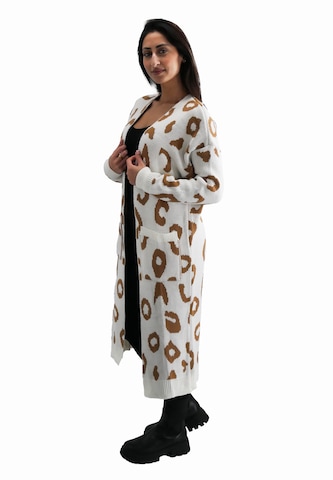 Elara Lang cardigan i grå