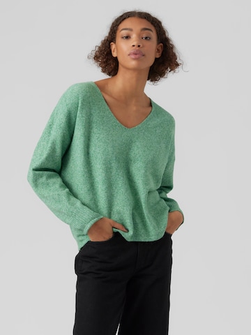 VERO MODA Sweater 'DOFFY' in Green: front