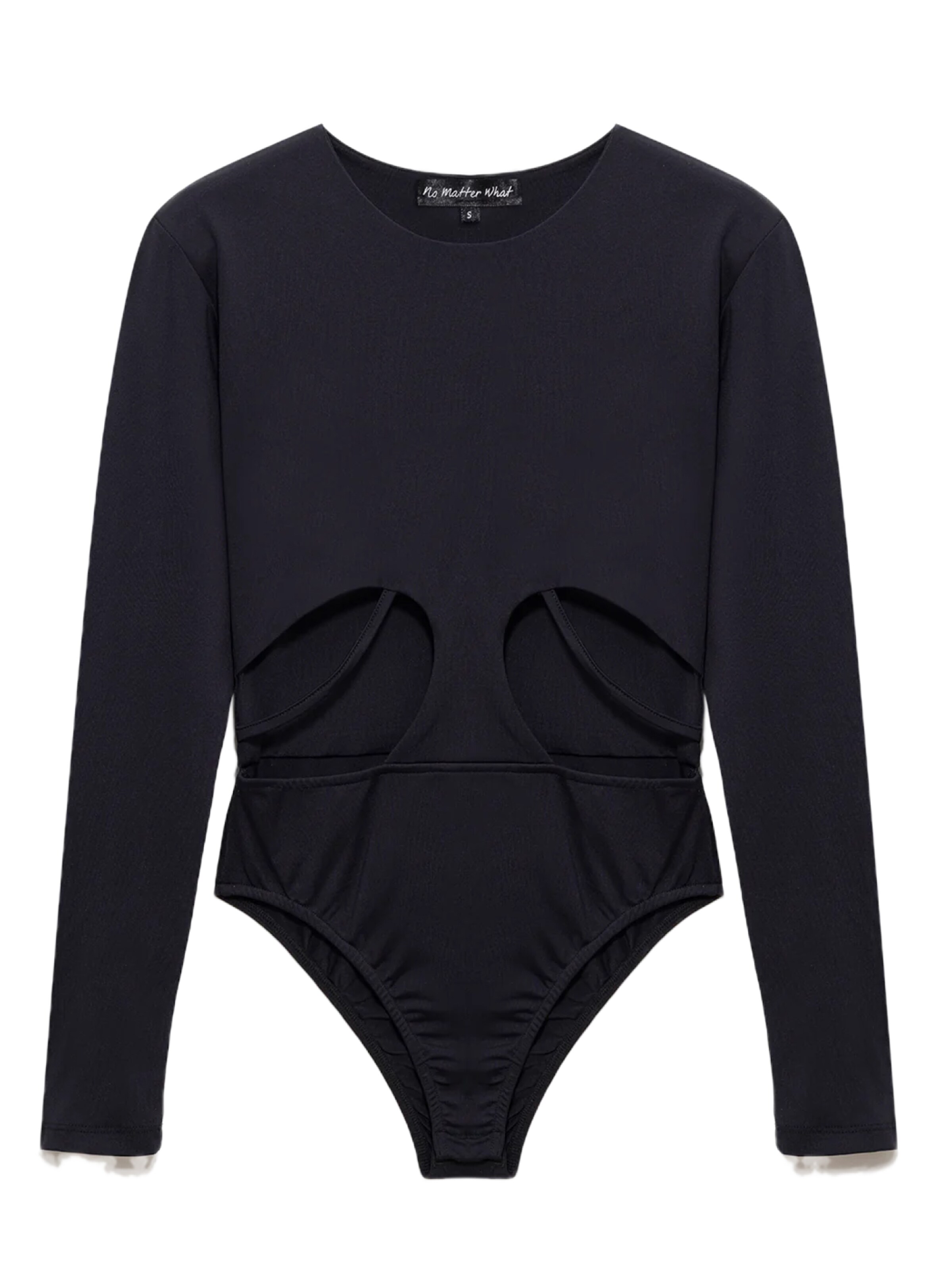 Shirtbody No Matter What en noir : devant