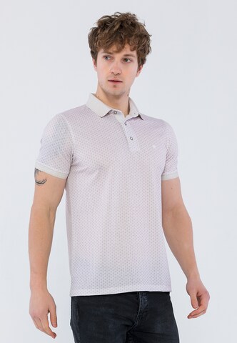 T-Shirt Felix Hardy en beige : devant