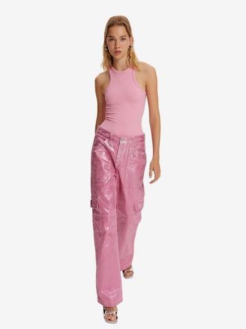 Loosefit Jeans cargo di NOCTURNE in rosa