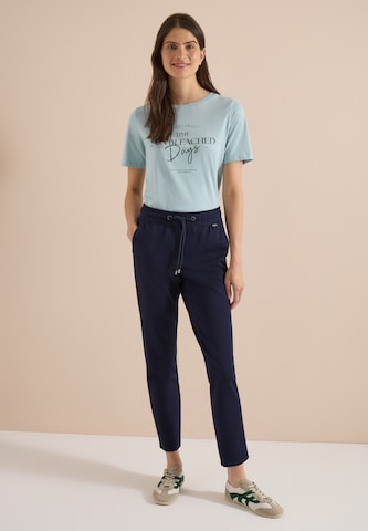 CECIL Regular Pants in Blue: front