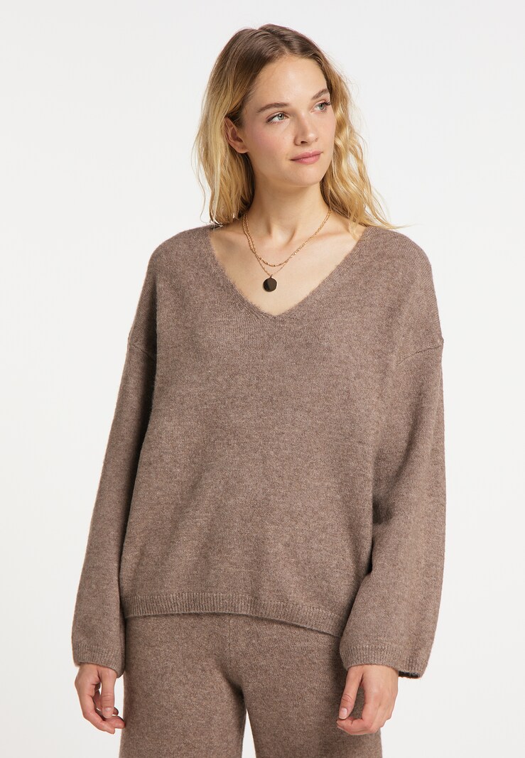 Sweaters & Knitwear DreiMaster Vintage Fine-knit sweaters Brown