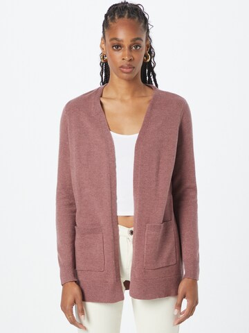 VERO MODA Knit cardigan 'Lillie' in Pink: front