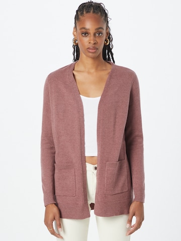 VERO MODA Knit Cardigan 'Lillie' in Pink: front