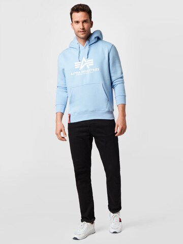 ALPHA INDUSTRIES Sweatshirt in Blue