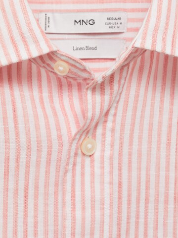 MANGO MAN Regular fit Overhemd 'EMMA' in Roze