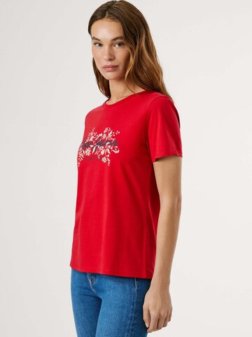 T-shirt 'Bero' Pepe Jeans en rouge