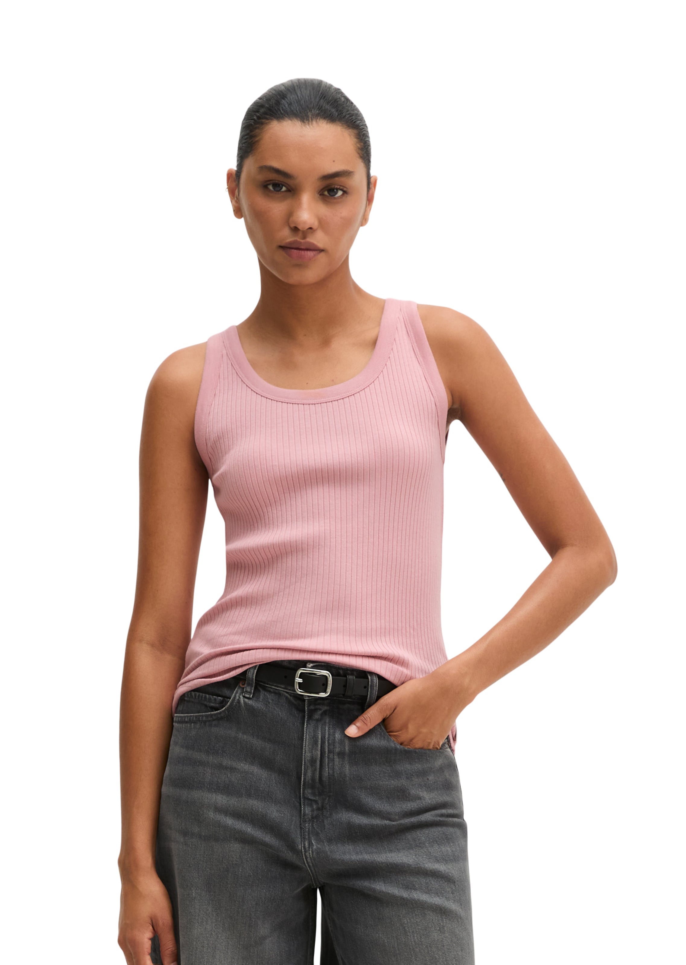 Marc O'Polo Top in Roze: voorkant