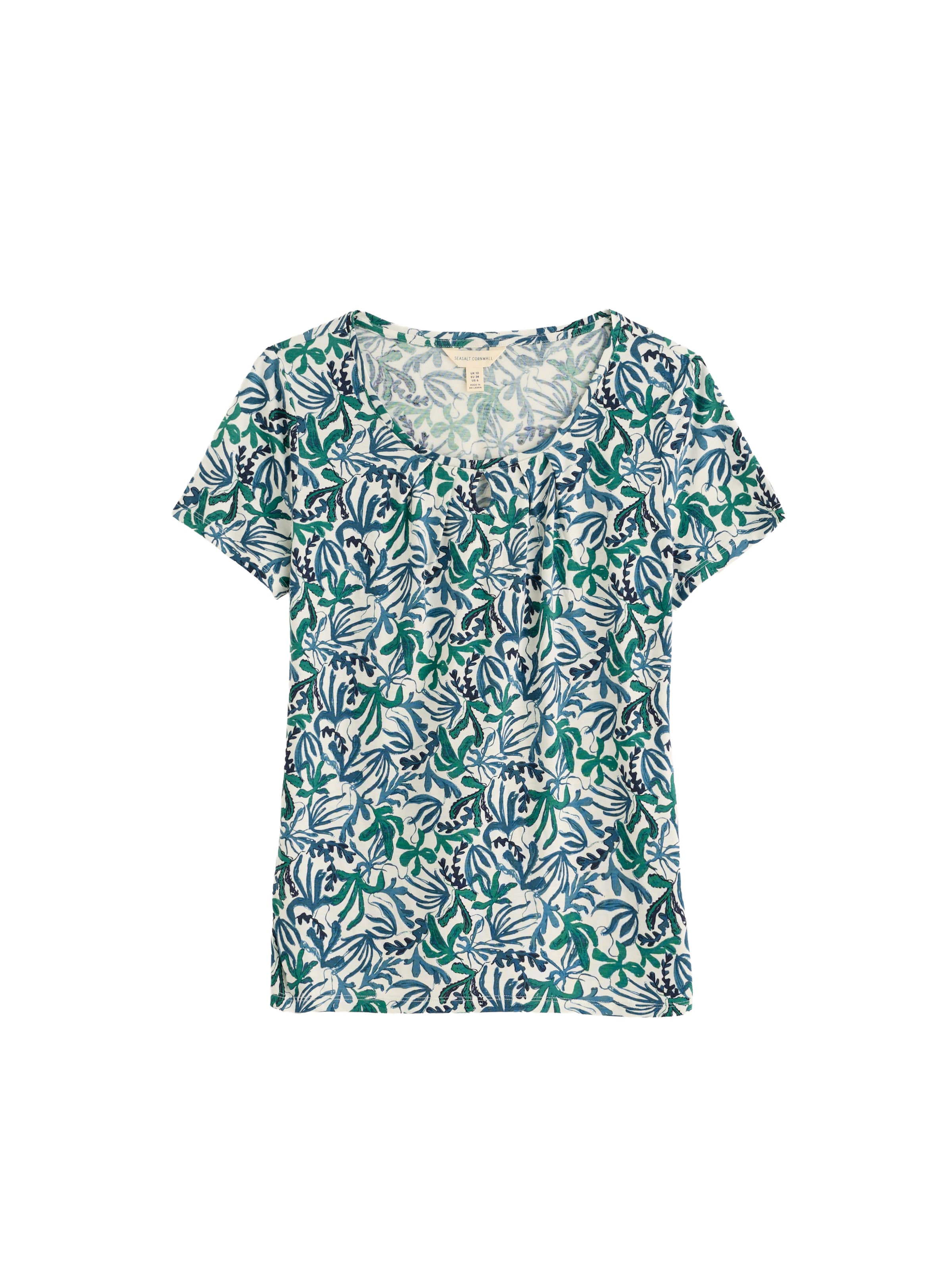 Seasalt Cornwall T-Shirt 'Appletree' in Weiß: Vorderseite