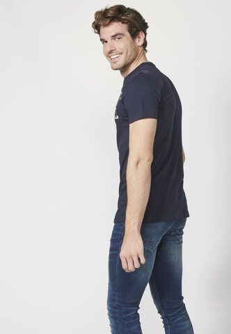 KOROSHI T-Shirt in Blau