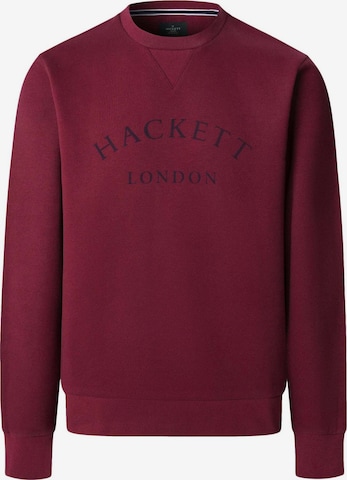 Hackett London Sweatshirt 'Heritage Ess' in Rood: voorkant