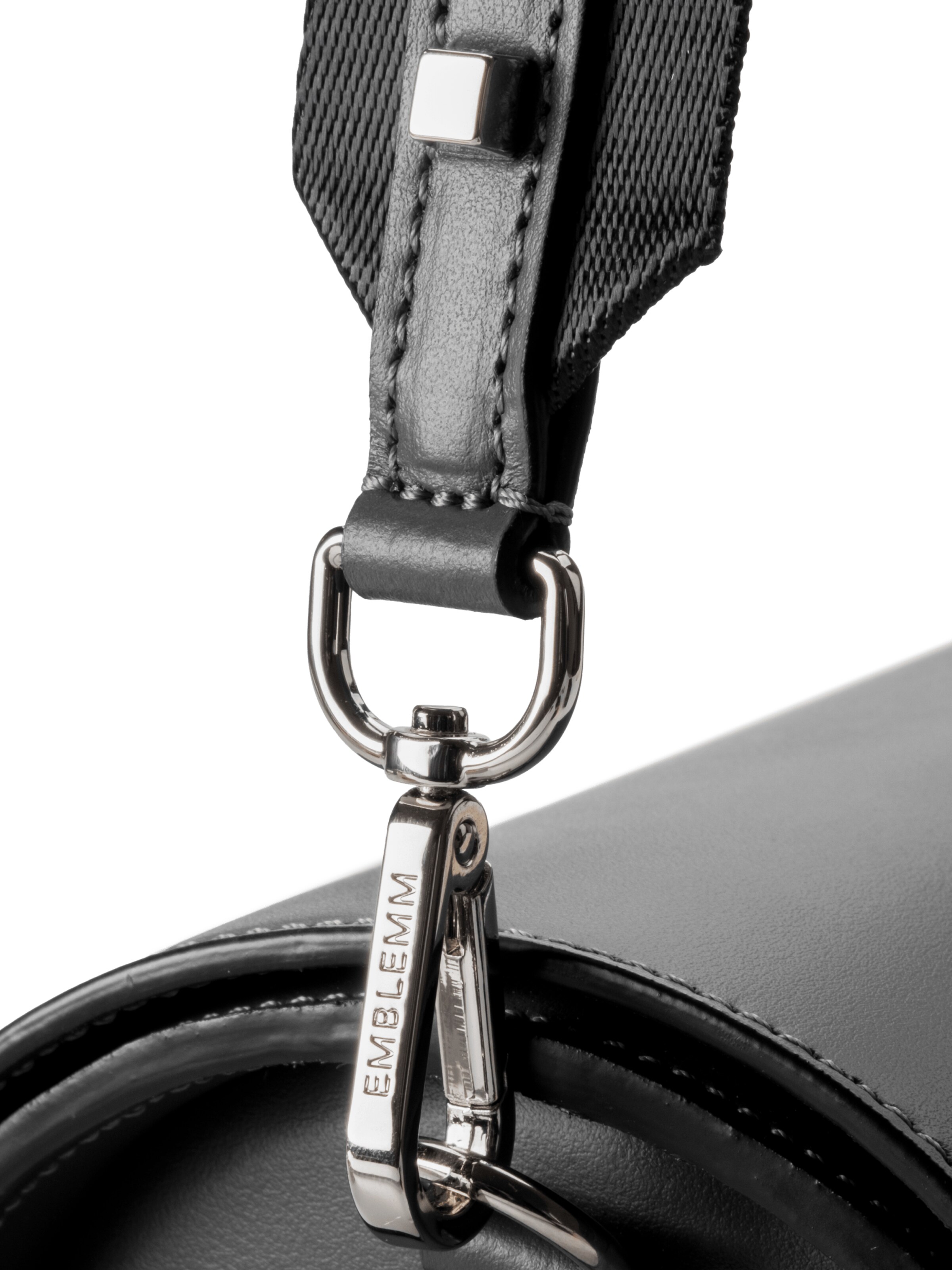 EMBLEMM Schoudertas 'Up My Sleeve Bag' in Zwart