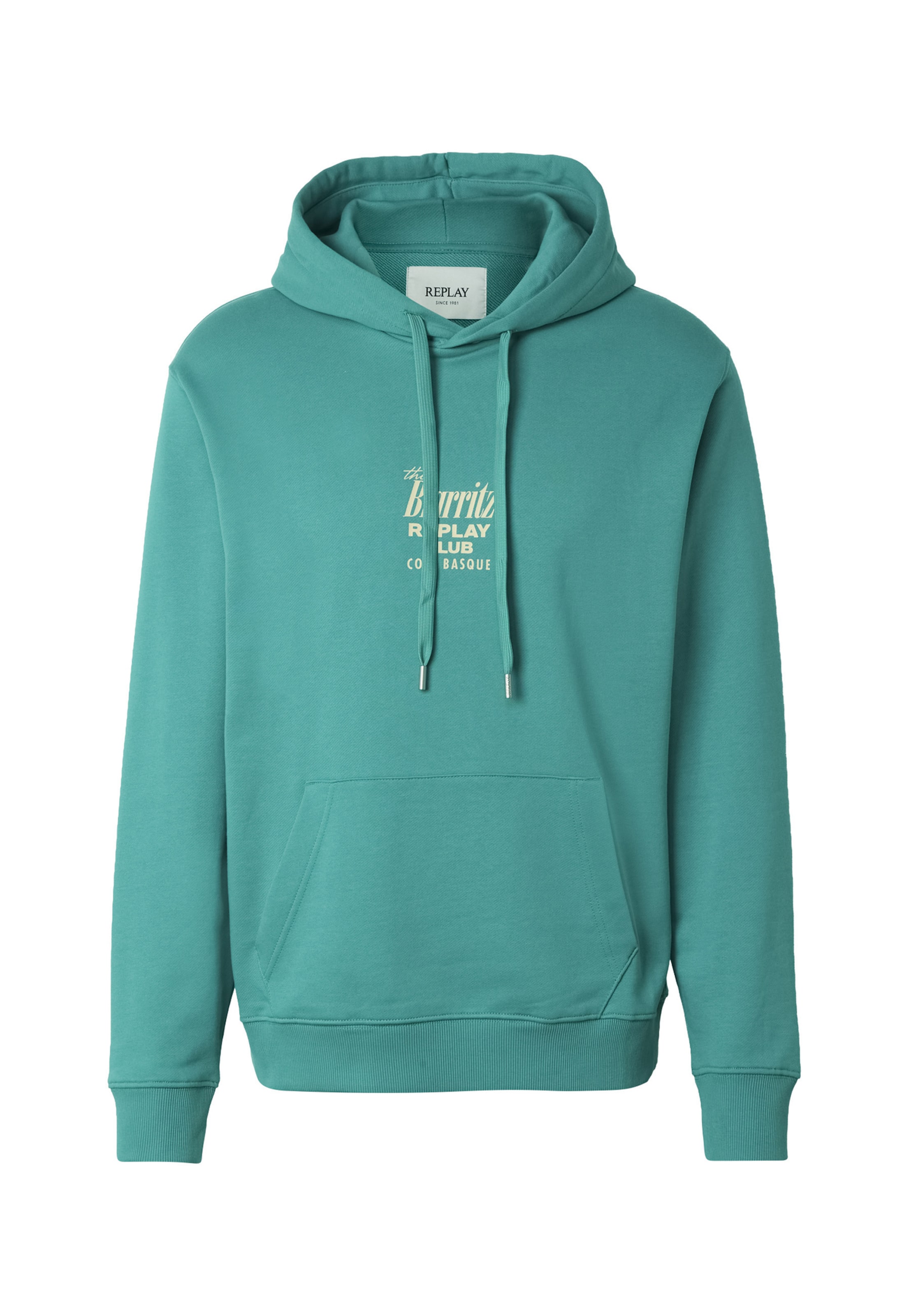 REPLAY Sweatshirt em XXXL em azure / castanho claro, Vista do artigo