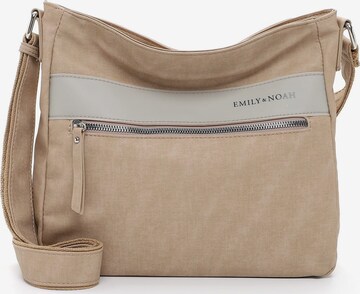 Emily & Noah Shoulder Bag ' E&N Bonnie ' in Brown: front