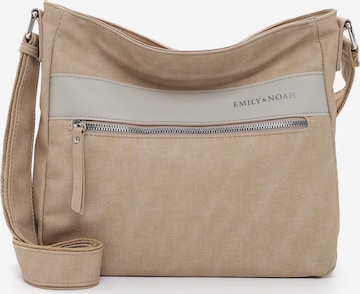 Emily & Noah Shoulder Bag ' E&N Bonnie ' in Brown: front