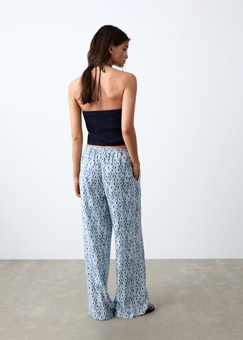 MANGO TEEN Regular Pants in Blue