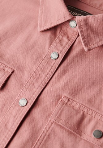 Superdry Tussenjas in Roze