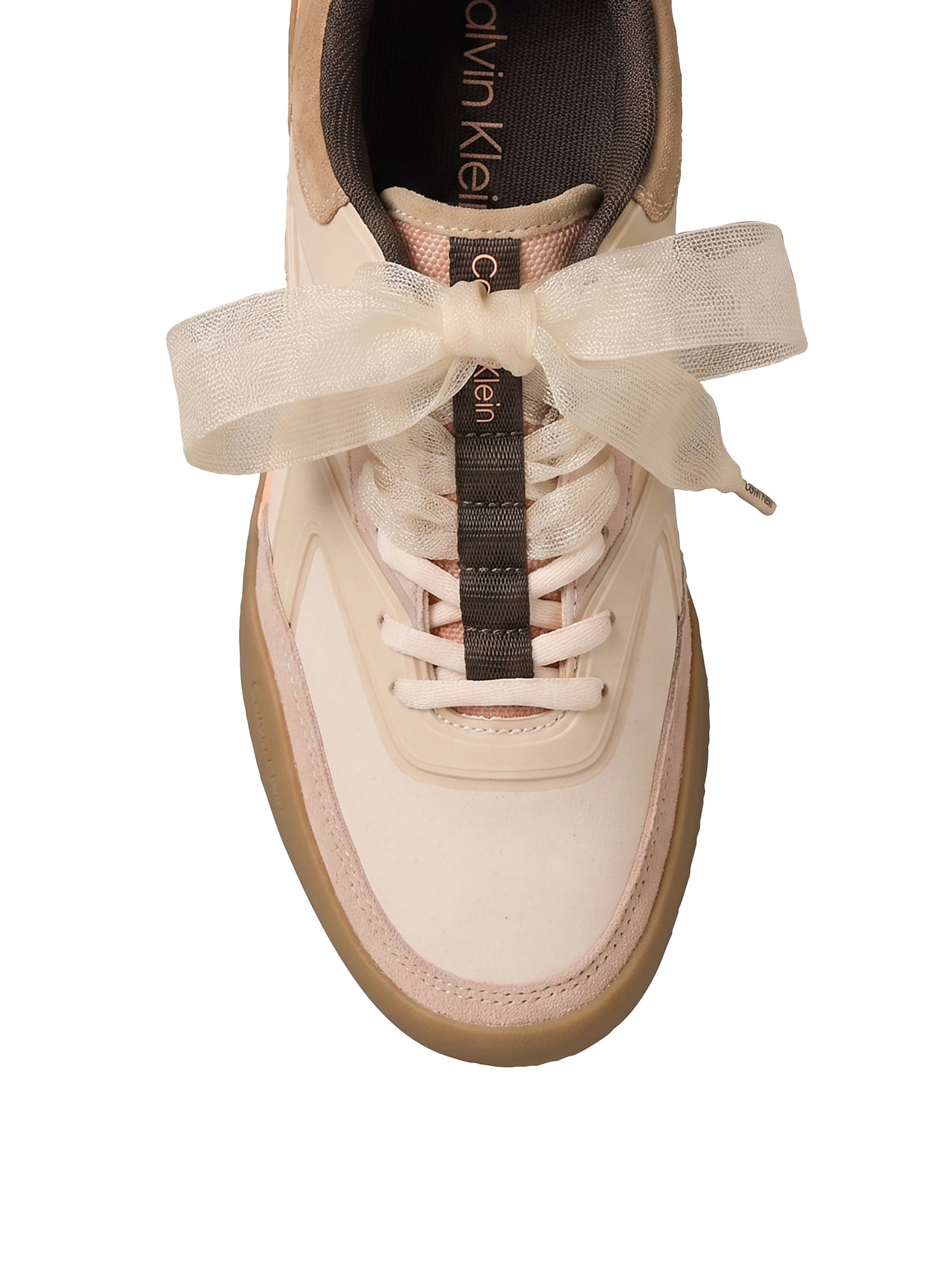 Baskets basses 'KAYLA' Calvin Klein en beige