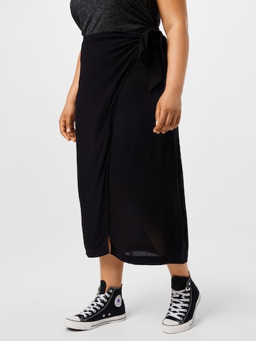 Selected Femme Curve Skirt 'Kinora' in Black: front