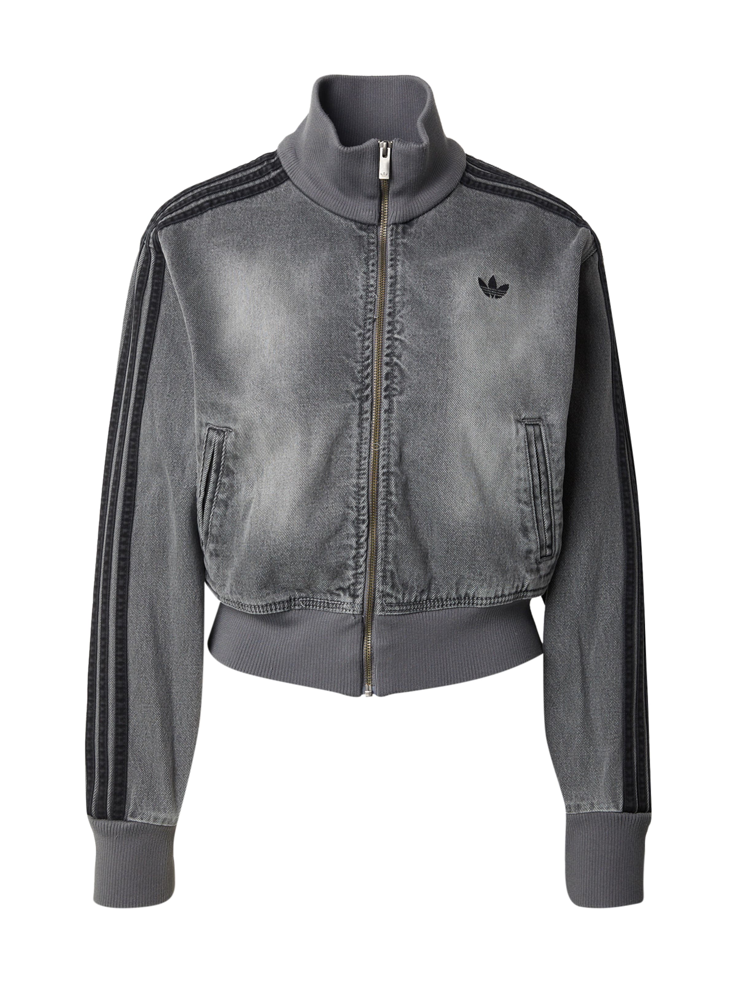 ADIDAS ORIGINALS Prechodná bunda - Sivá: predná strana
