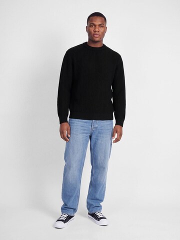 Jack & Jones Plus Pullover 'JJSage' i sort