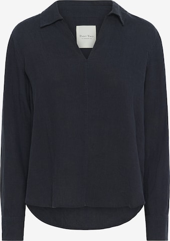 Part Two Blouse 'PWNatalee' in Blauw: voorkant