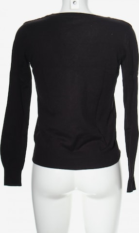 H&M V-Ausschnitt-Pullover S in Schwarz