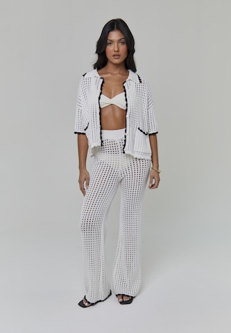 Cardigan South Beach en blanc : devant