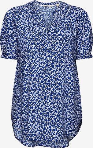 ESPRIT Blouse in Blauw: voorkant