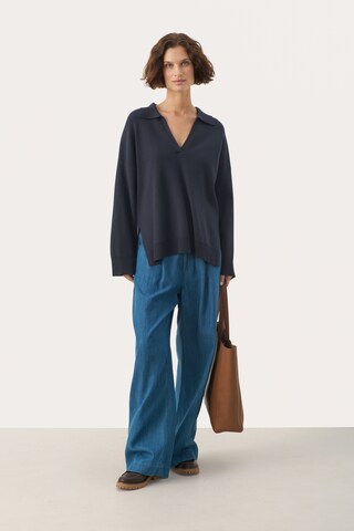 Wide Leg Pantalon 'Evely' Part Two en bleu