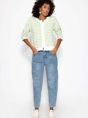 SASSYCLASSY Strickjacke in Grün