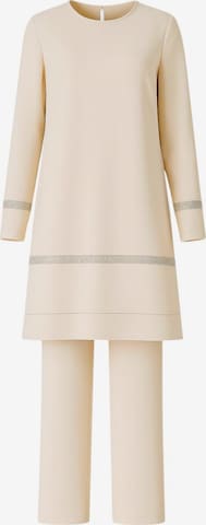 fashionshowcase Buksedragt 'NEVRA' i beige: forside