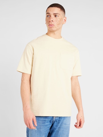 SELECTED HOMME T -Shirt 'SAUL' in Beige: predná strana