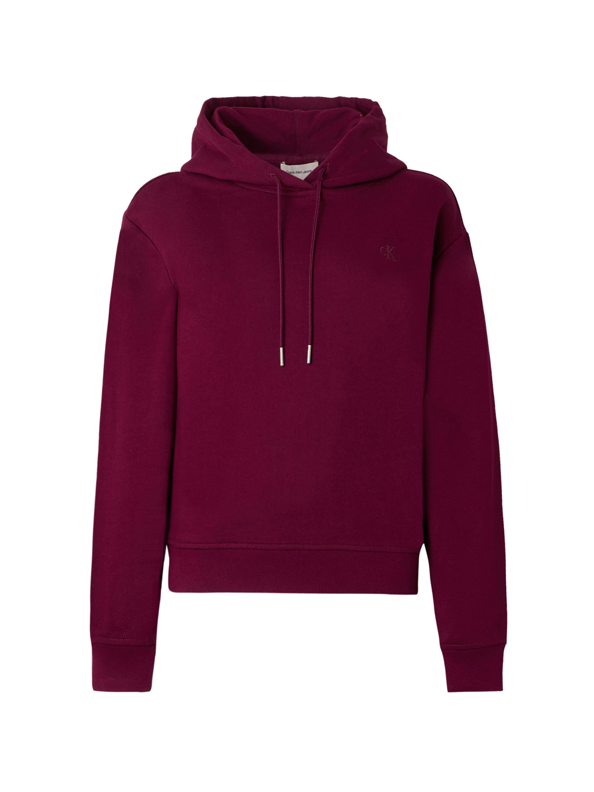 Bluză de molton de la Calvin Klein Jeans pe mov: față