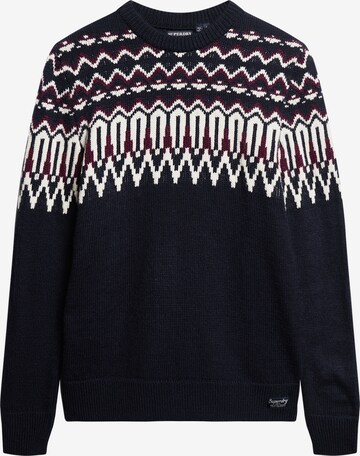 Pull-over Superdry en noir : devant