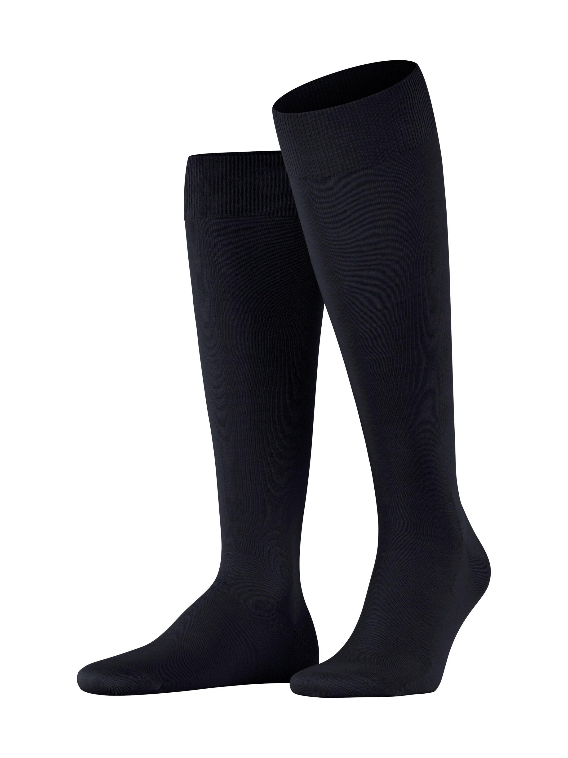 FALKE Knee High Socks 'ClimaWool' in Blue