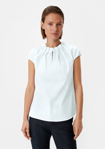 COMMA Blouse 'Aus' in Blauw: voorkant