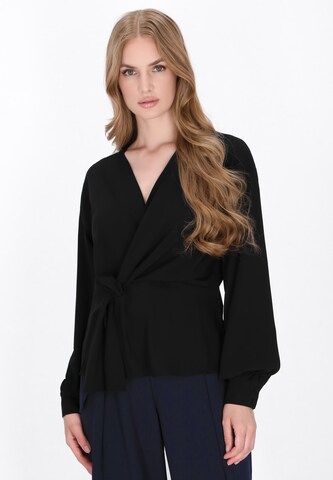 DreiMaster Klassik Blouse in Black: front