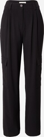 regular Pantaloni con pieghe 'Anker' di modström in nero: frontale