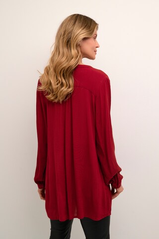 KAFFE CURVE Tuniek 'Amber' in Rood