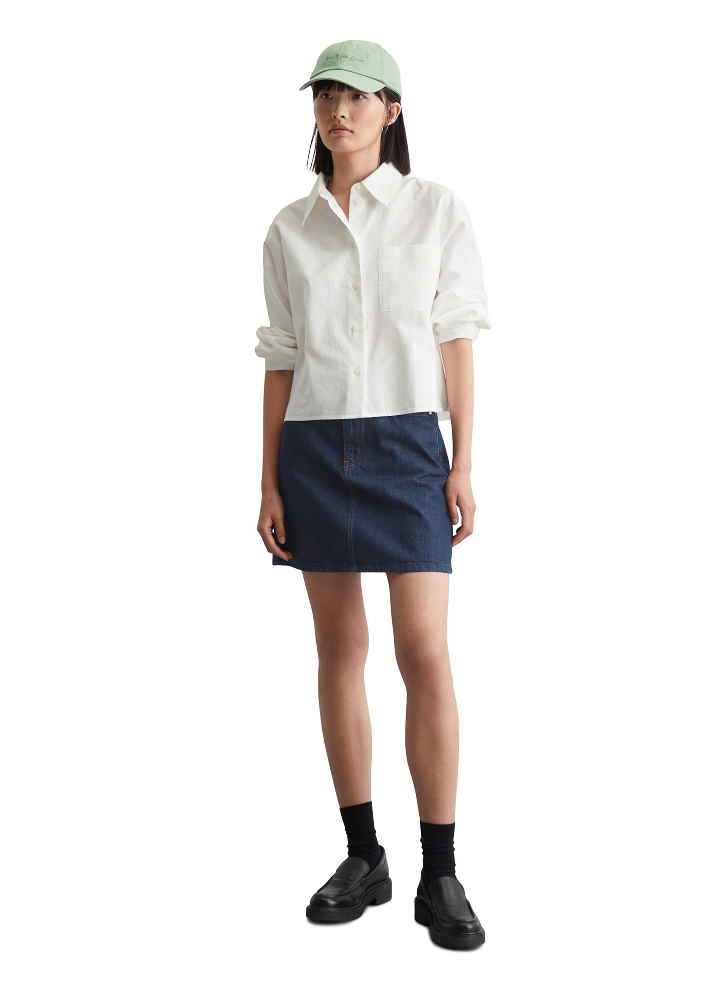 Marc O'Polo DENIM Bluse in Weiß