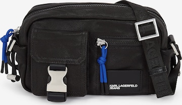 juoda KARL LAGERFELD JEANS Rankinė su ilgu dirželiu: priekis