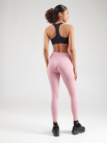 NIKE - Skinny Calças de desporto 'ONE' em rosa