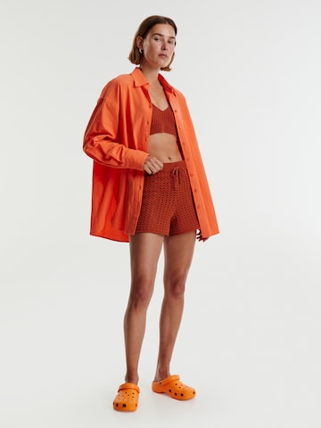 EDITED Shirt 'Nika' in Orange